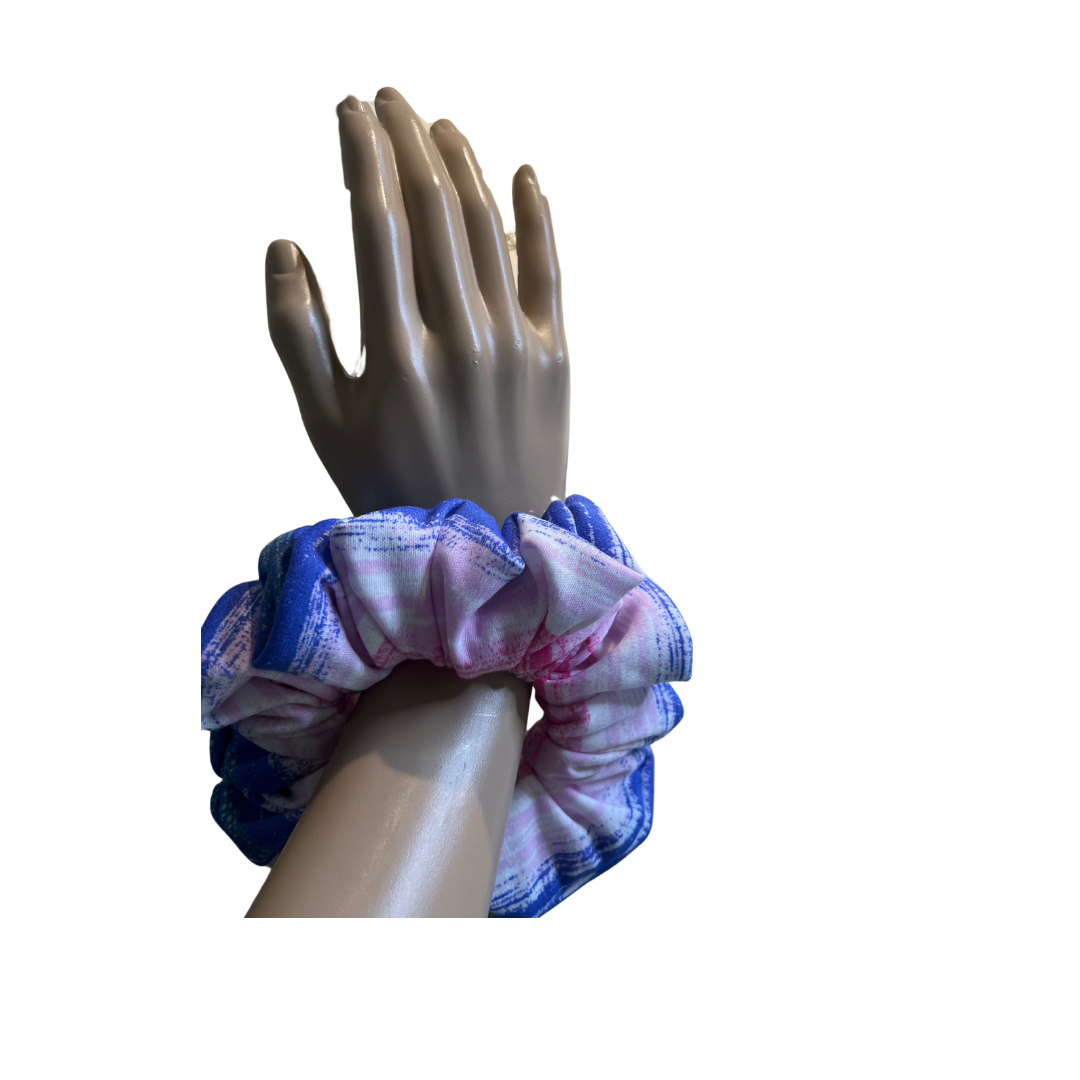 #6 PastelPrint 10 Scrunchies